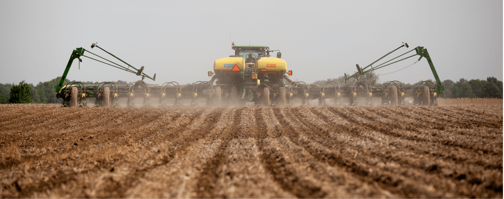 tractor in field